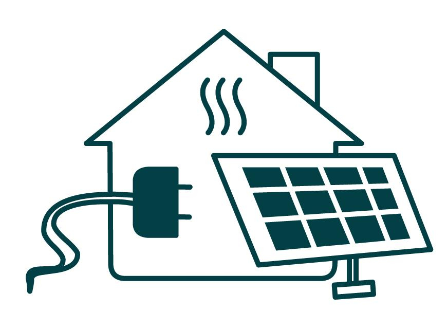 Zonne Energie PV Panelen elektrisch verwarmen